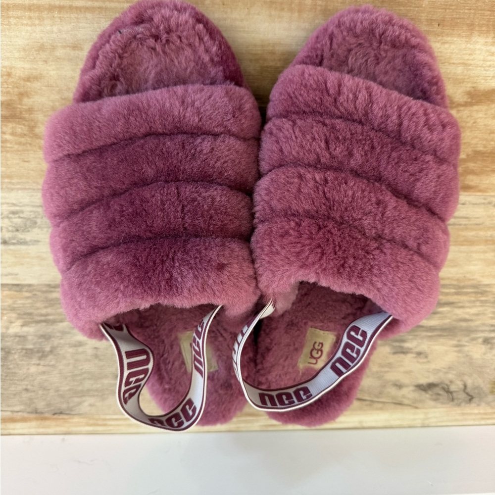 UGG Women's Plush Mauve Slippers